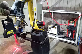 Fanuc焊縫跟蹤系統輕松進行圓柱焊接