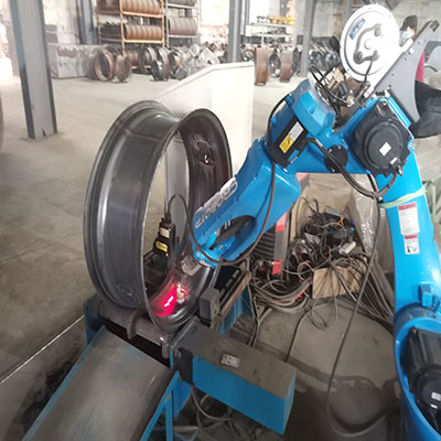 創想智控JXB 200汽車配件氣保焊搭接焊縫應用