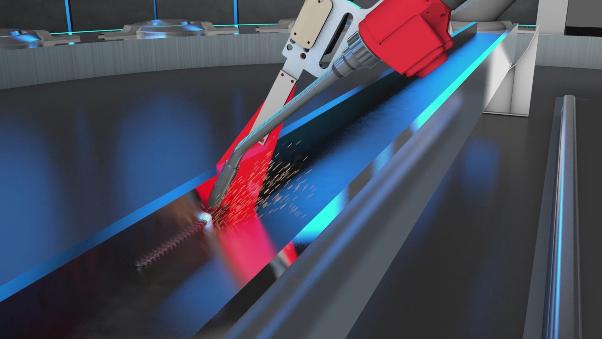 創(chuàng)想智控激光焊縫跟蹤器在工字鋼焊接實(shí)時(shí)跟蹤的應(yīng)用